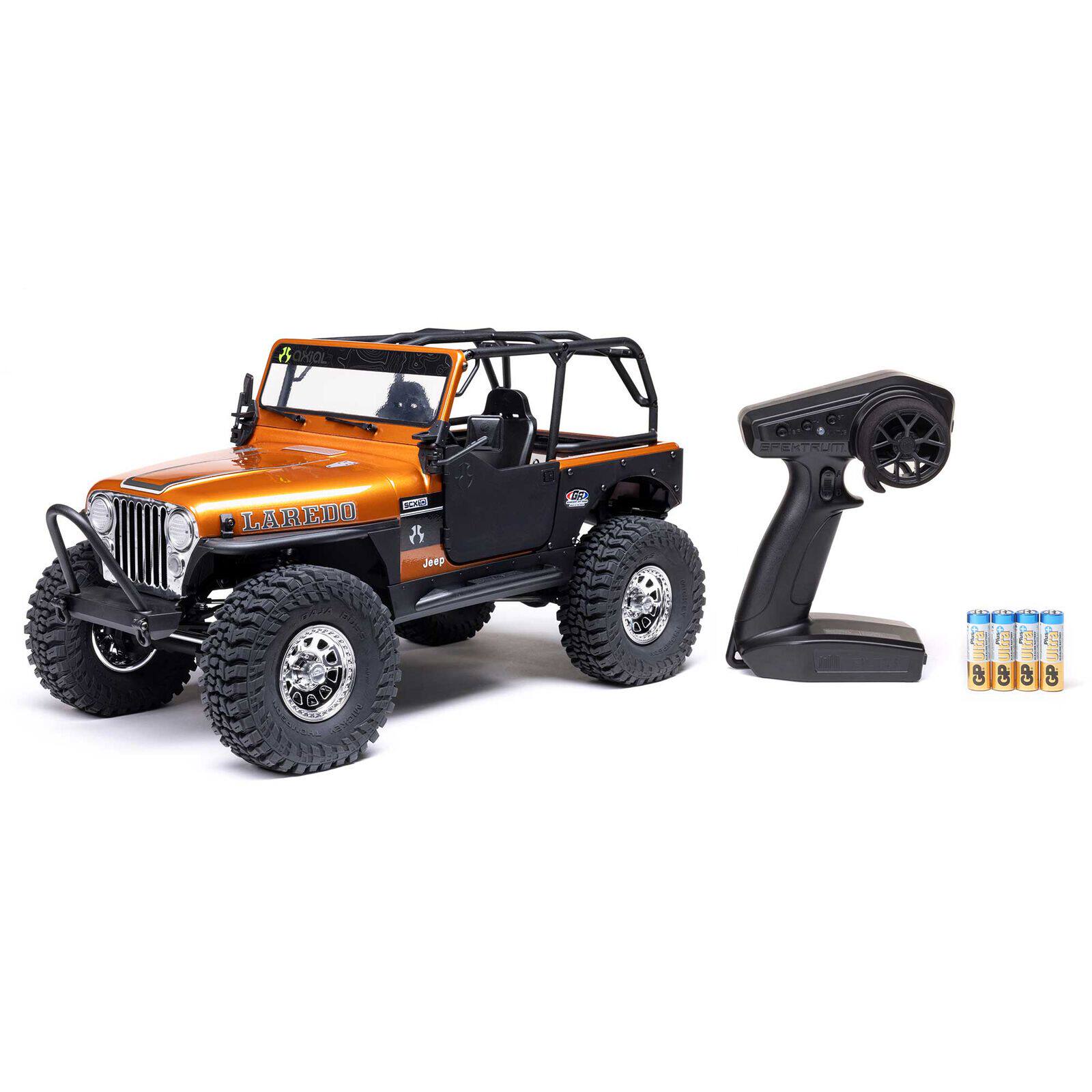 全新 AXIAL 1/10 SCX10 III Jeep CJ-7 四驅有刷 仿真攀爬車 | 支持3S電池 | 紅色/古銅色