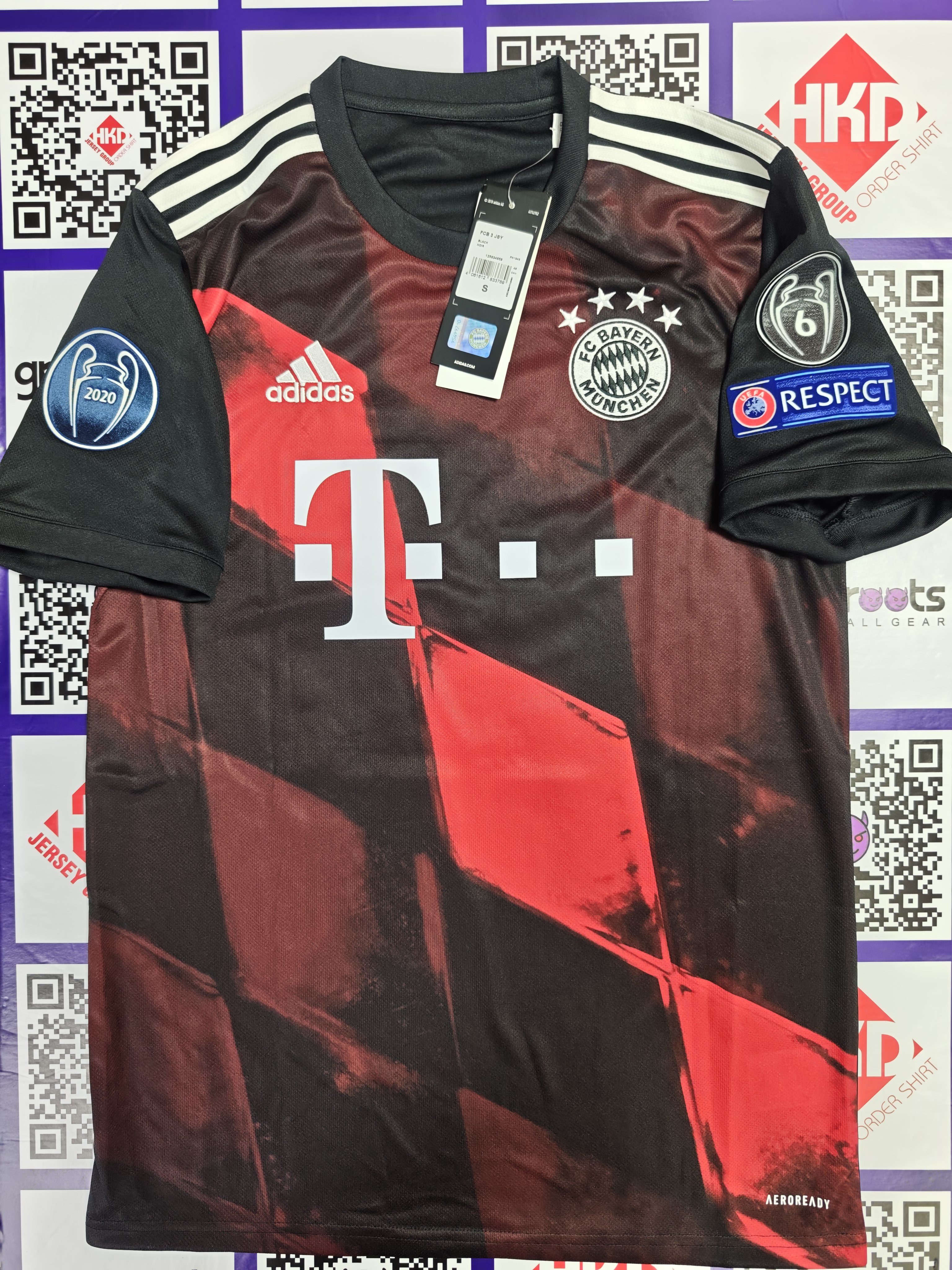 20/21 拜仁慕尼黑 2客 連原裝GORETZKA歐聯Fullset