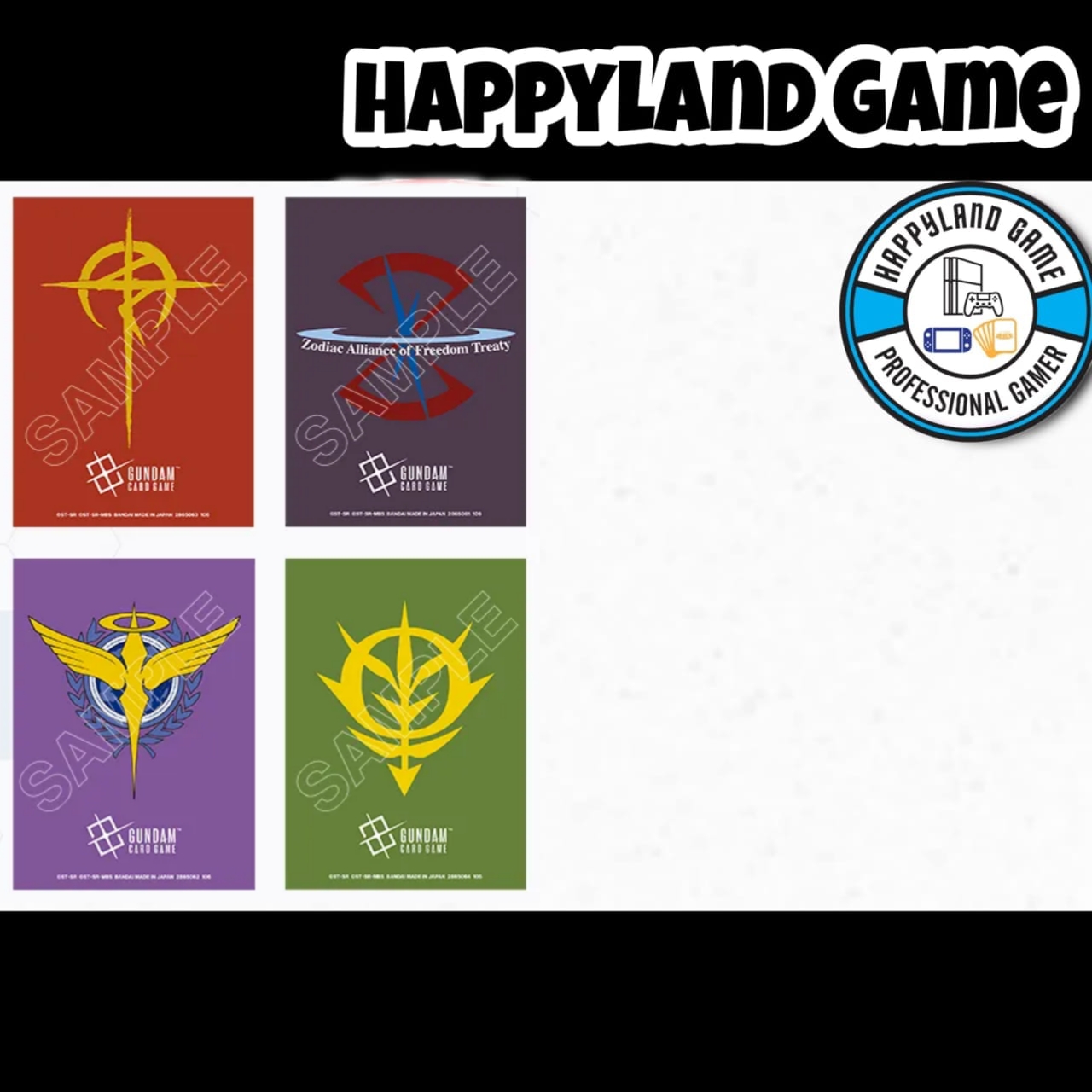 Gundam TCG Card Game - Official Matte Sleeves EX02 [EVX06]