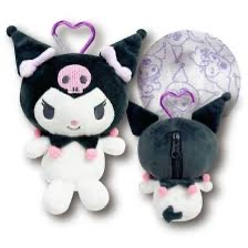 Sanrio kuromi 掛件拉鍊公仔- 63202412