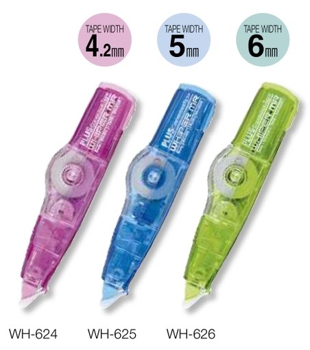 PLUS WHIPER MR CORRECTION TAPE 4/5/6mm X 6m
