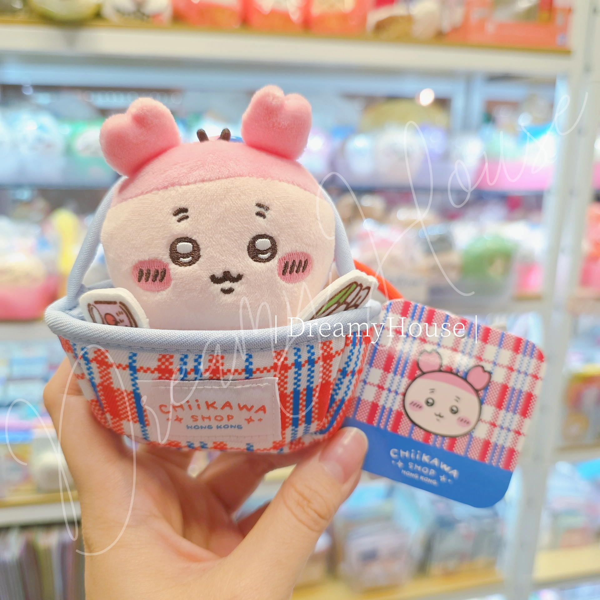 香港 Chiikawa 「CHIIKAWA SHOP in HONG KONG」紅白藍系列 公仔吊飾