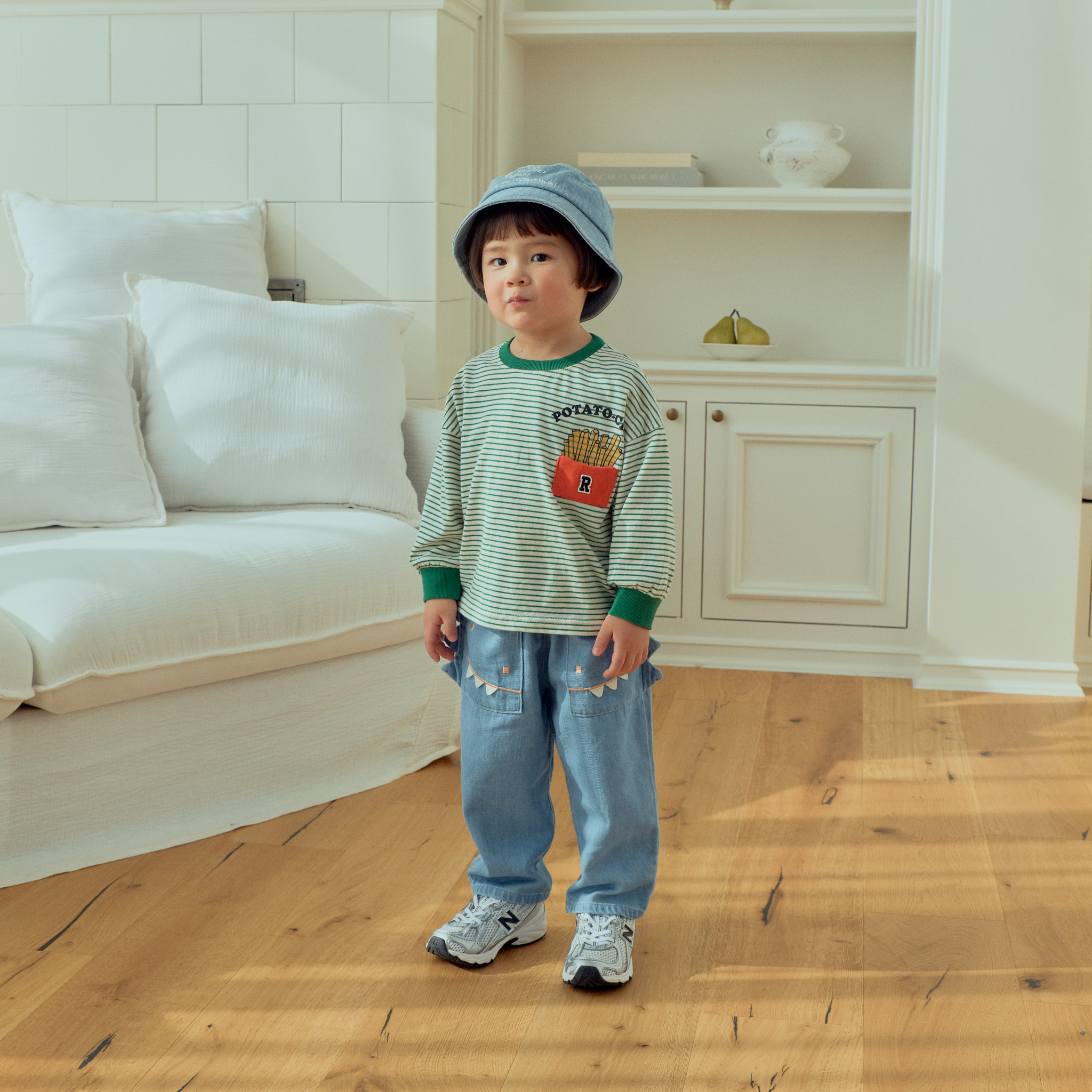 立體恐龍牛仔褲