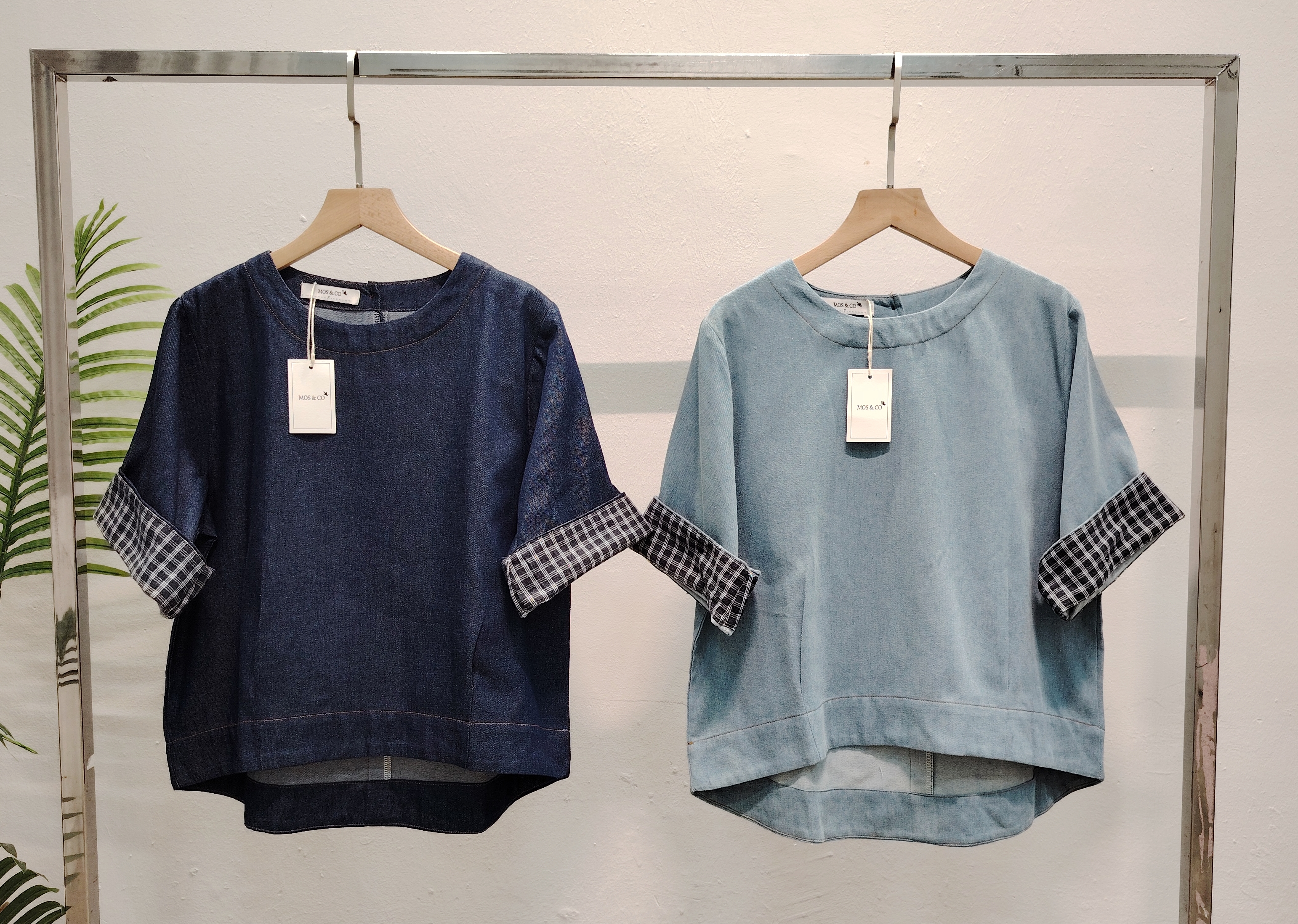 LY603.1 Stylish Denim Top