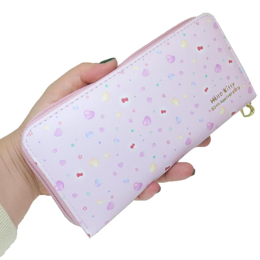Hello Kitty 50週年紀念彷皮長銀包