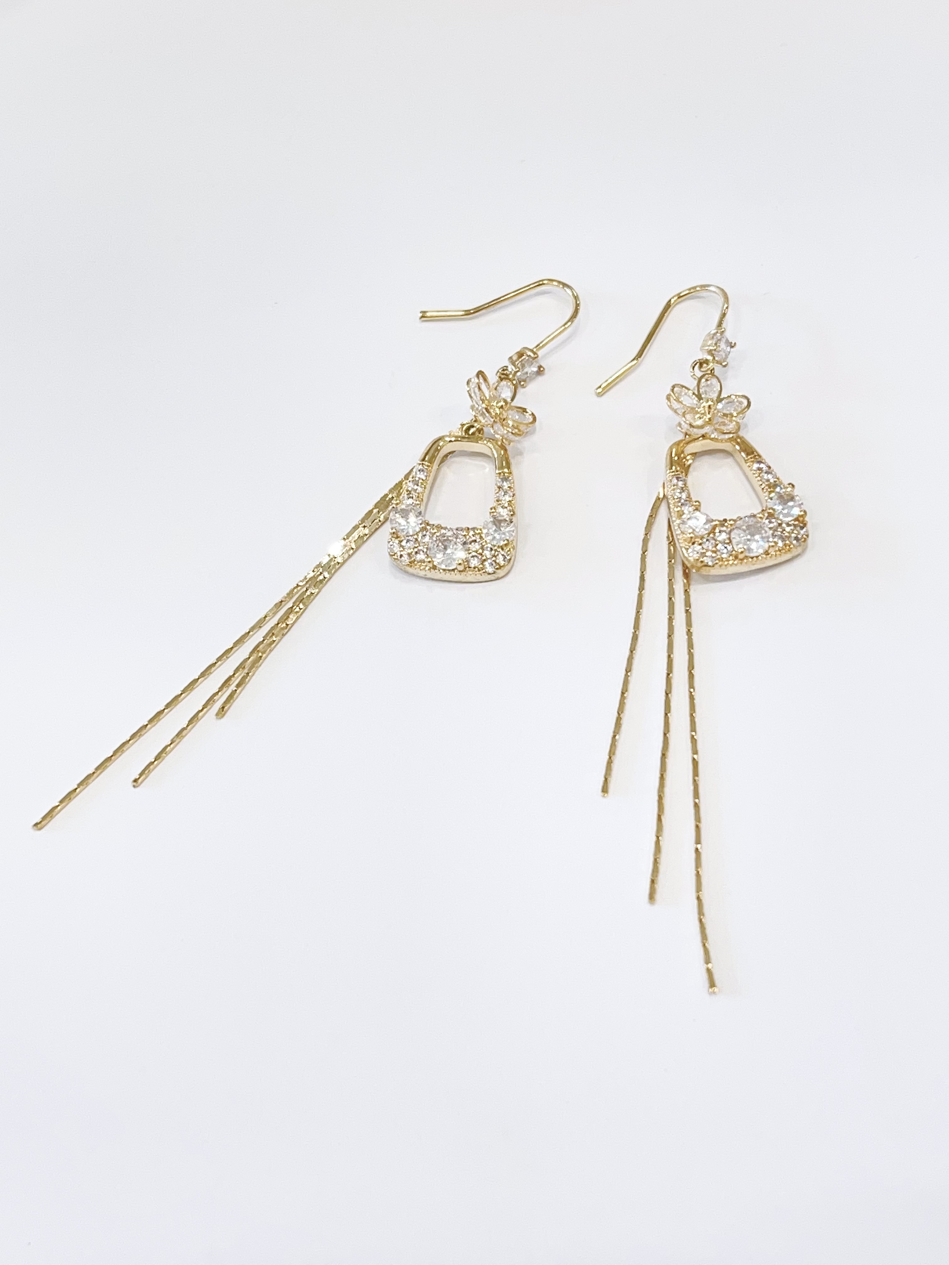 花开半夏长流苏耳环