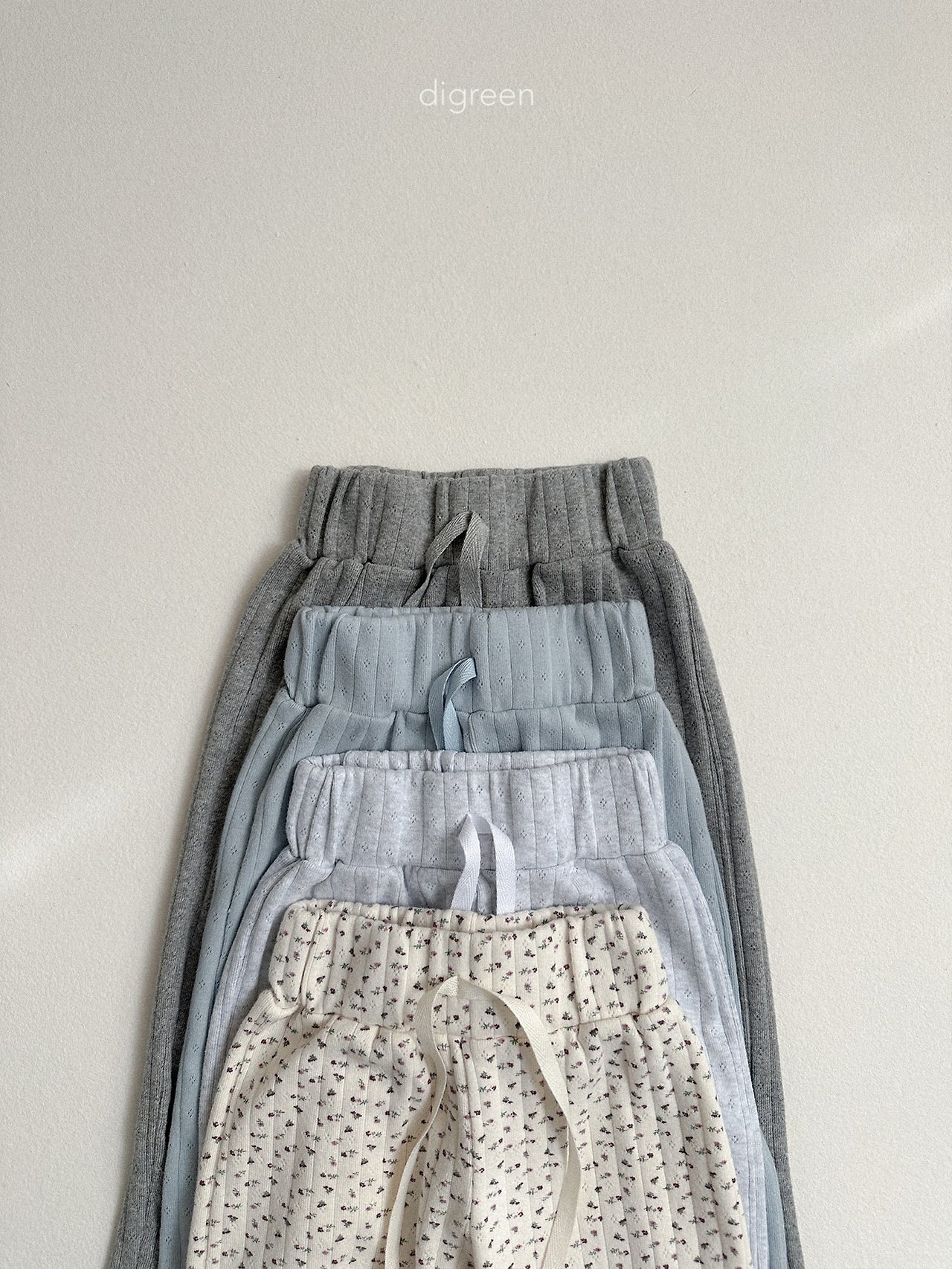 Digreen | soft pants (White melange XL115-120)