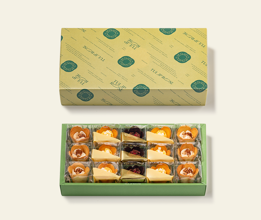 ✨新年禮盒．Tokyo Tulip Rose✨經典牛油&芝士 (4個裝/ 6個裝/In Season 3味9個裝/In Season 3味15個裝)