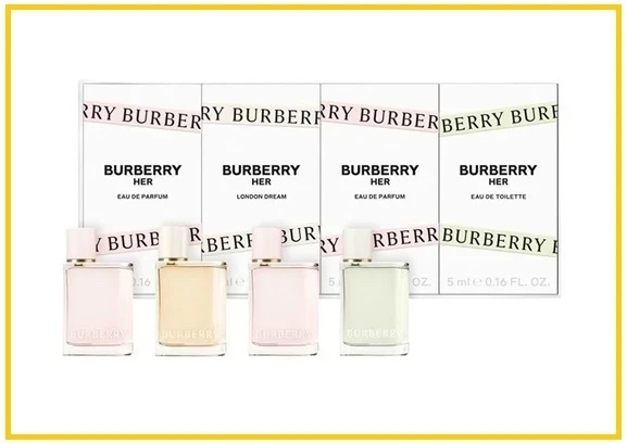 Burberry柏利花她香水四件套
