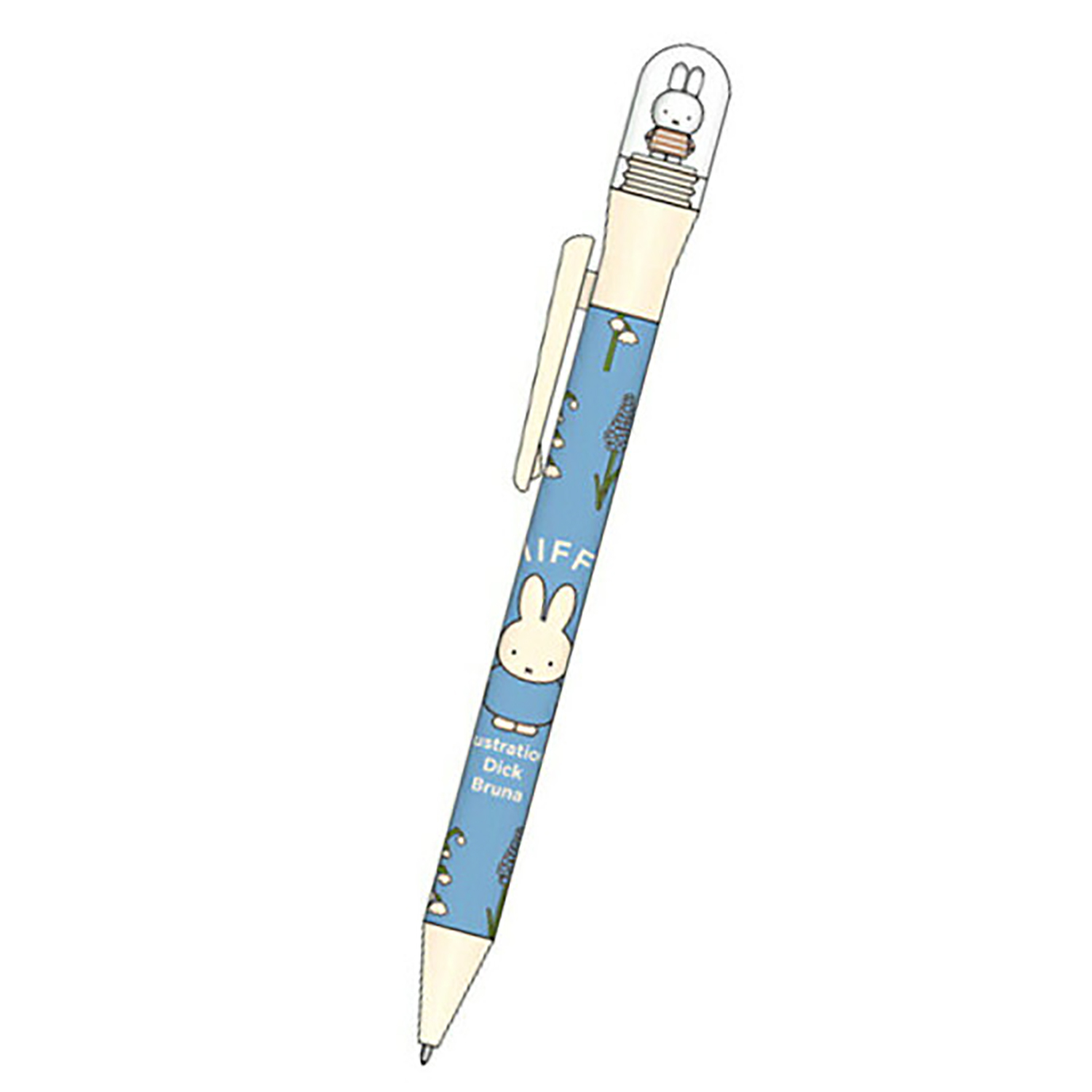 Miffy - 旋轉公仔原子筆 (藍色裙子款)