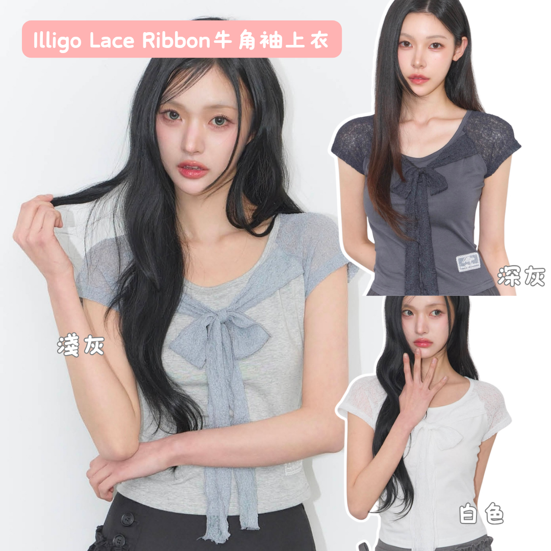 Illigo Lace Ribbon T-shirt
