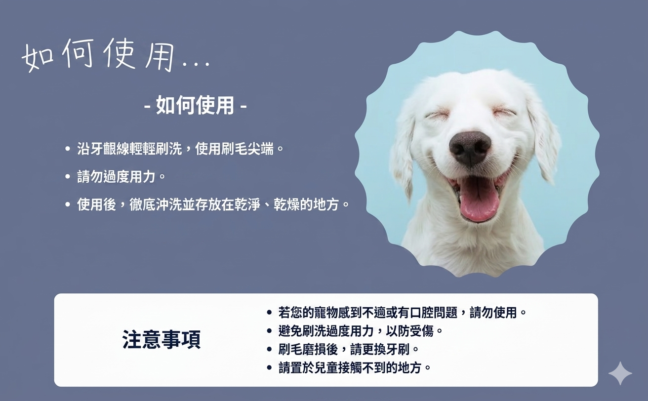 MBPL - 犬貓用牙刷兩件MIX裝 - 迷你刷頭 & 360度迷你刷頭 (91603651)