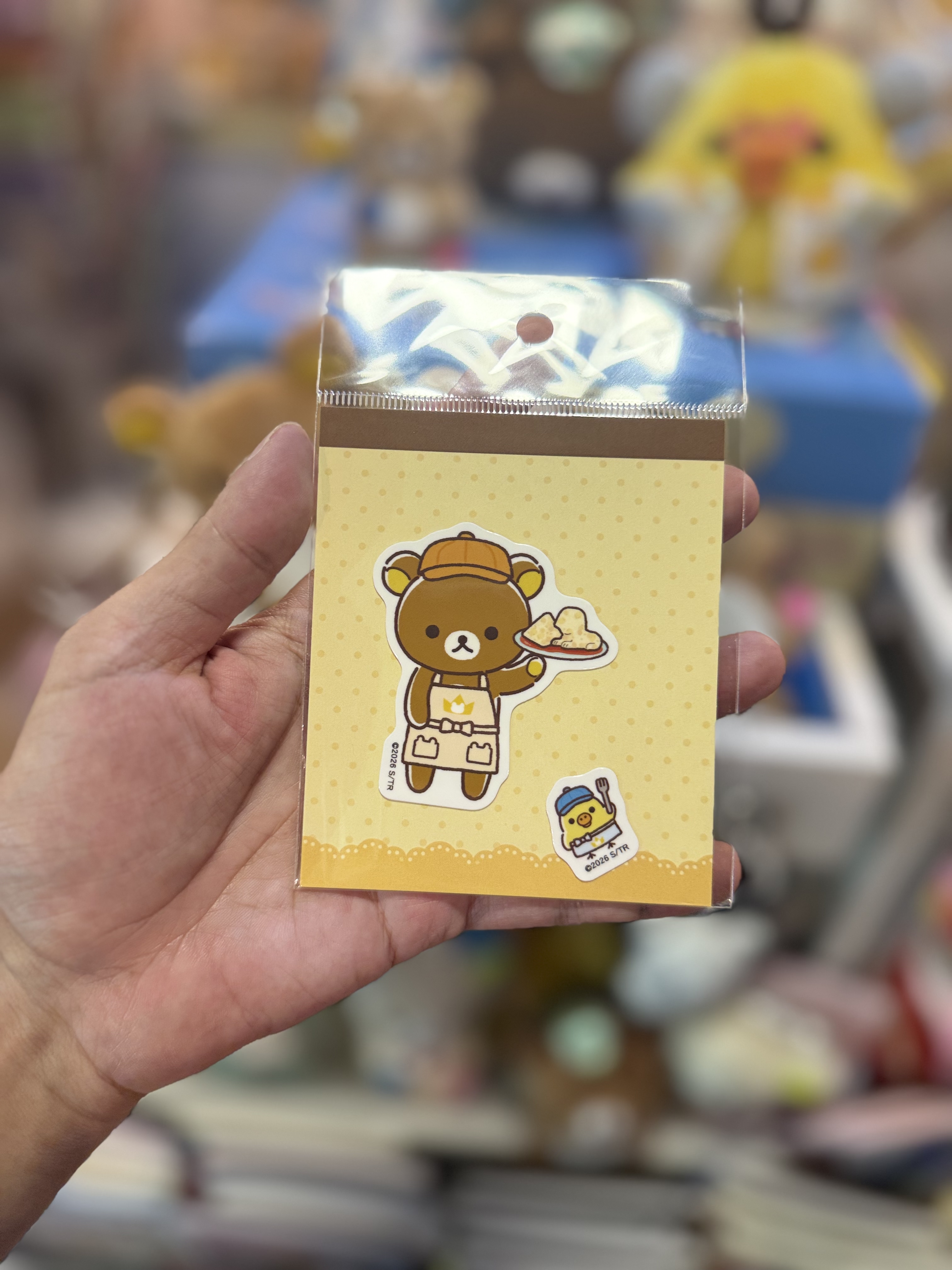 《現貨》全新日本rilakkuma 動畫cafe限定對裝貼紙