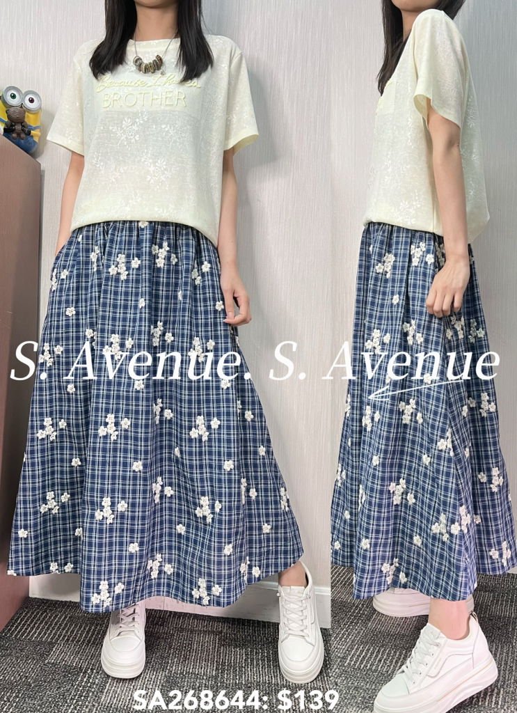 SA268644: 短袖英文lace tee