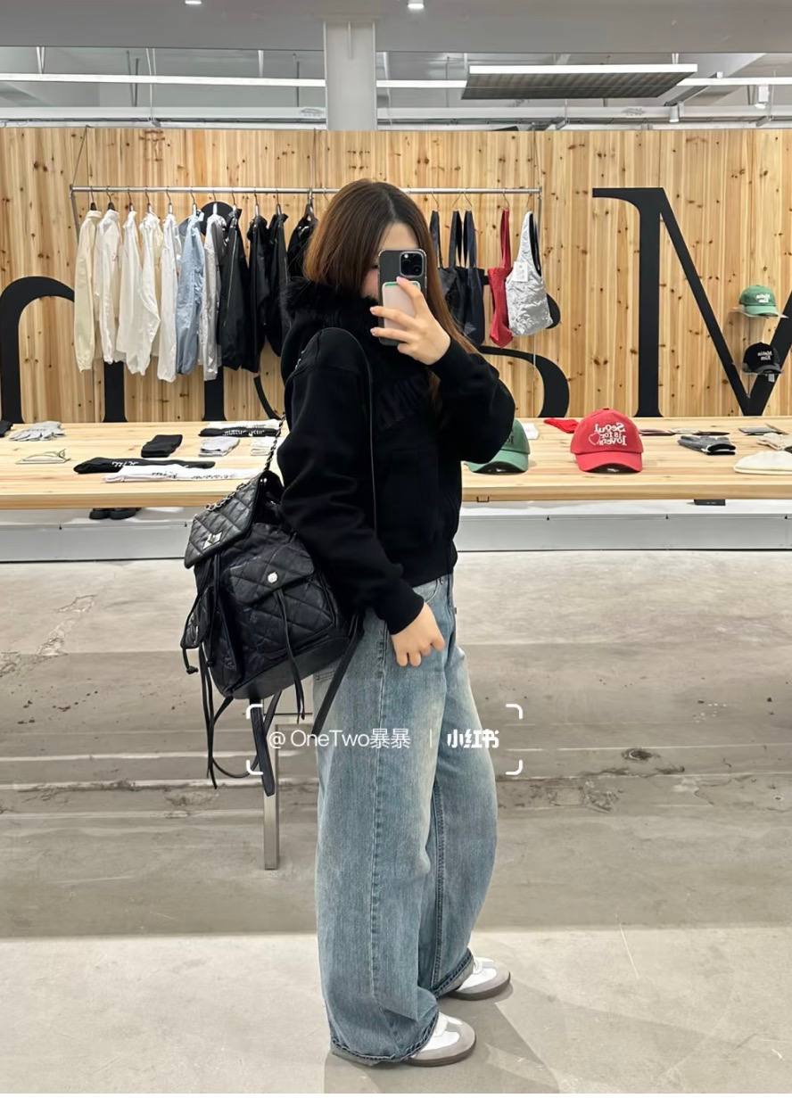 🇰🇷MATIN KIM  菱格蝴蝶结后背包✨