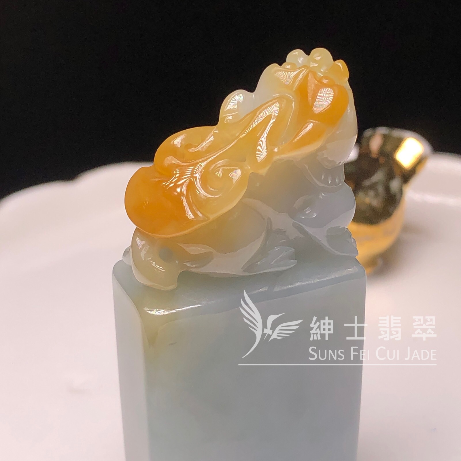 YK00873 翡色貔貅印