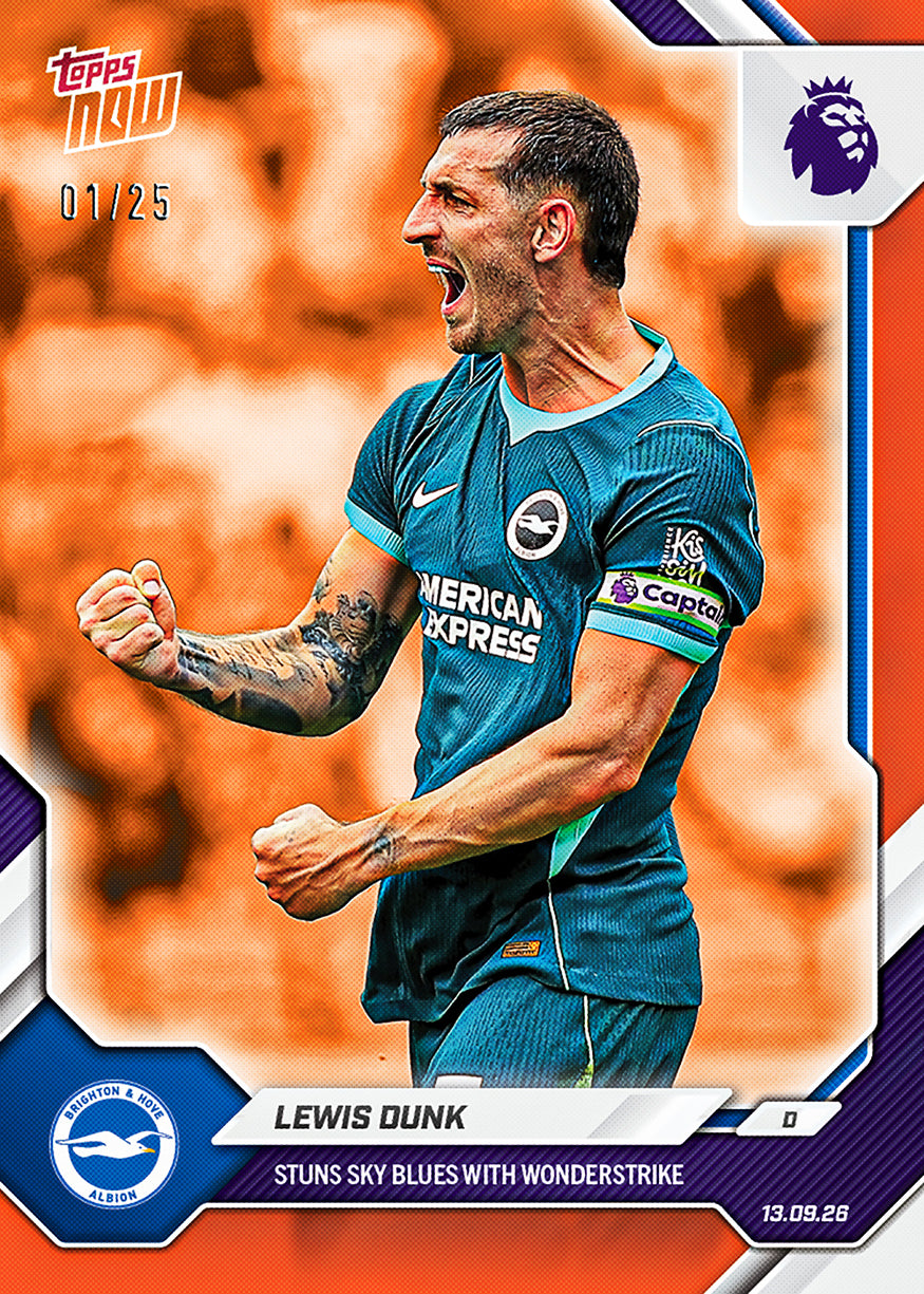 Lewis Dunk - 2026-27 Premier League Topps NOW® #28【團購】