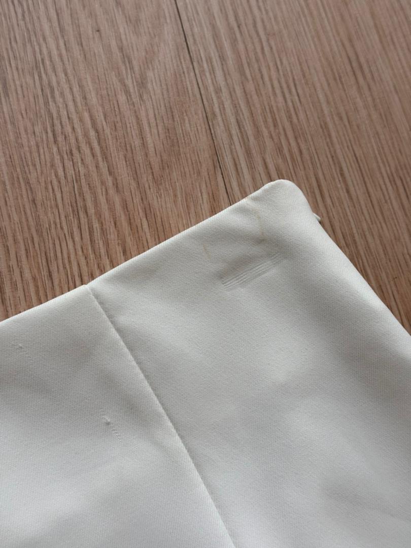 (DEFECT) SL32 Flared Pants | White