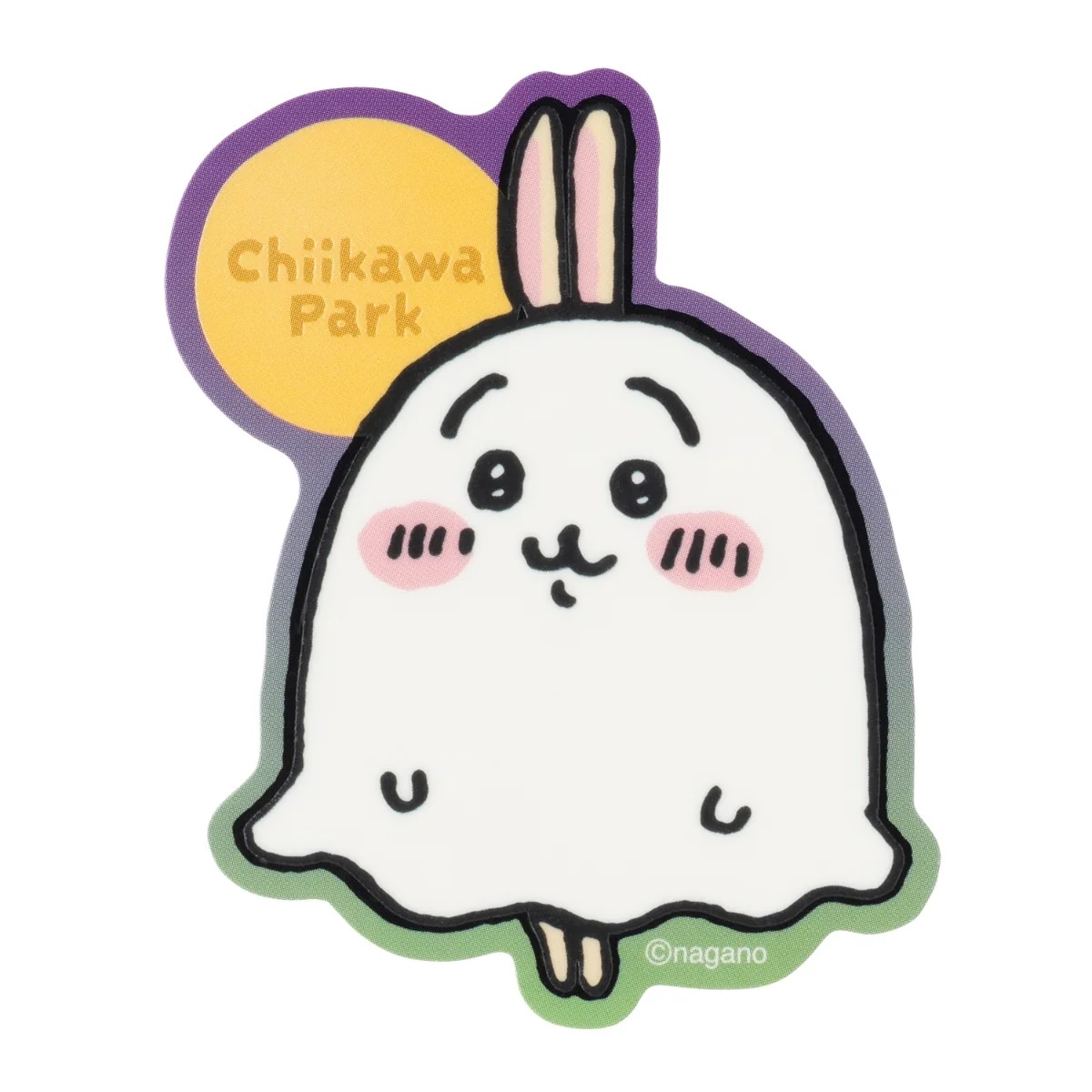 🎀【預訂】Chiikawa Park Halloween 2026 夜光貼紙 - Usagi