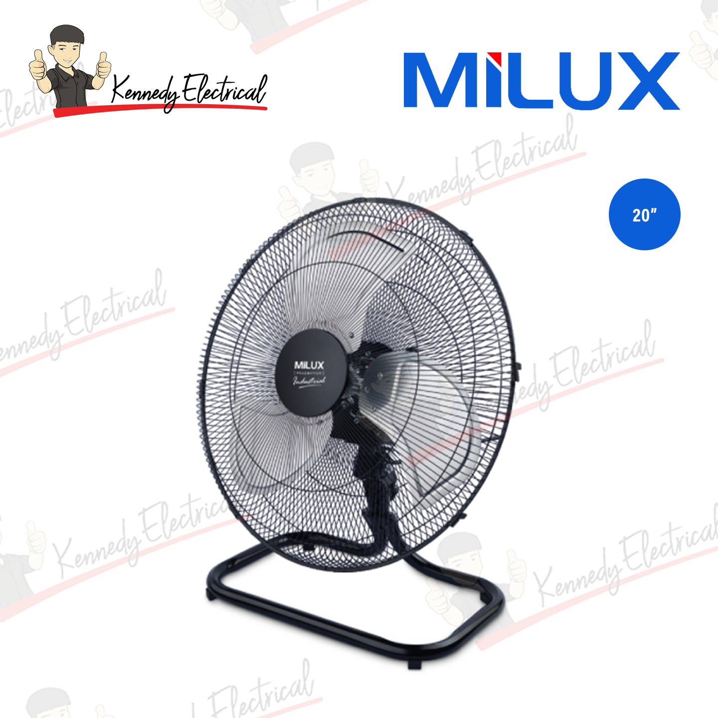 Milux 20" Industrial Floor Fan (MIFF-2003)