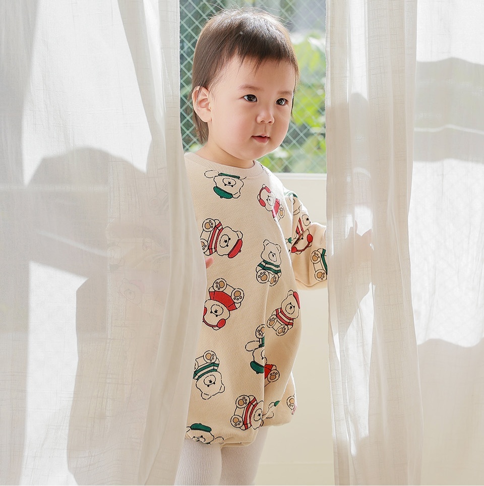 UBMOM 2023 Winter Teddy Series Berry Teddy 連身衣-米色