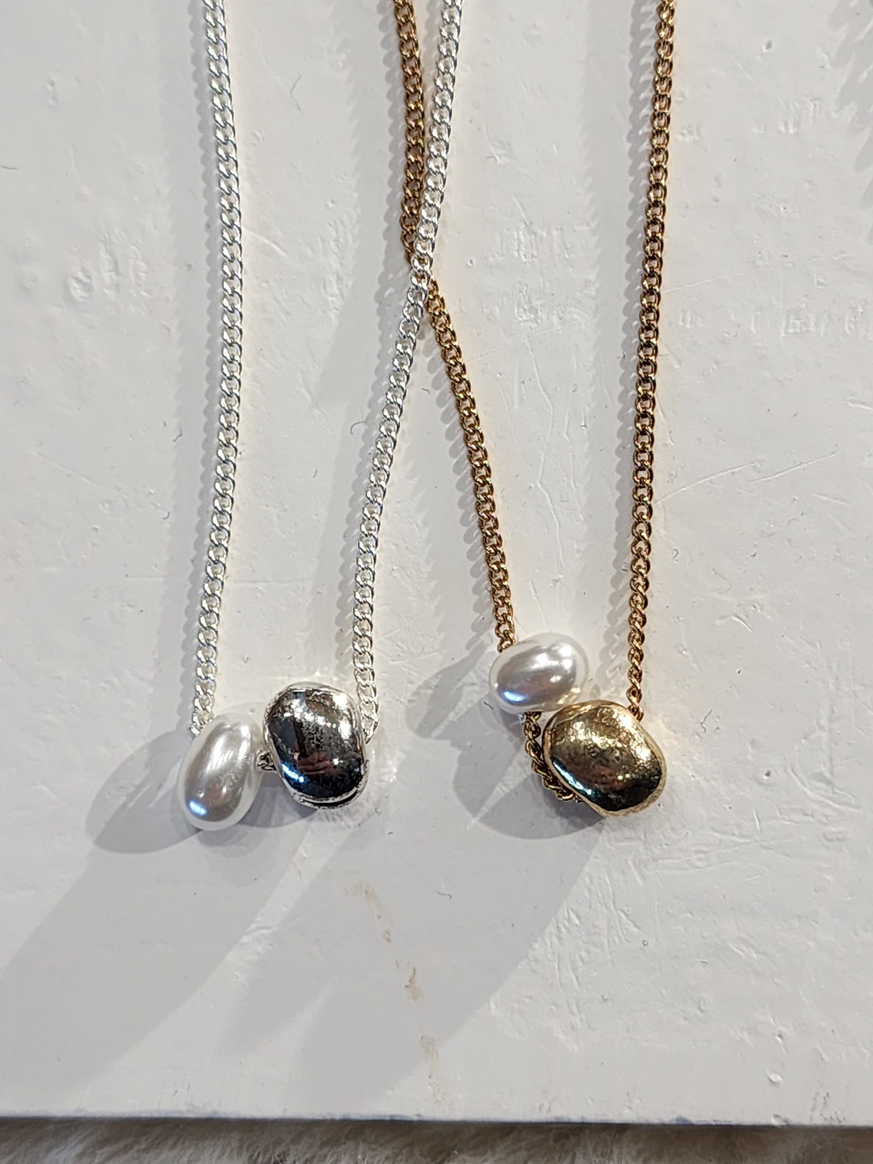 Nnu Pearl & Oval Necklace