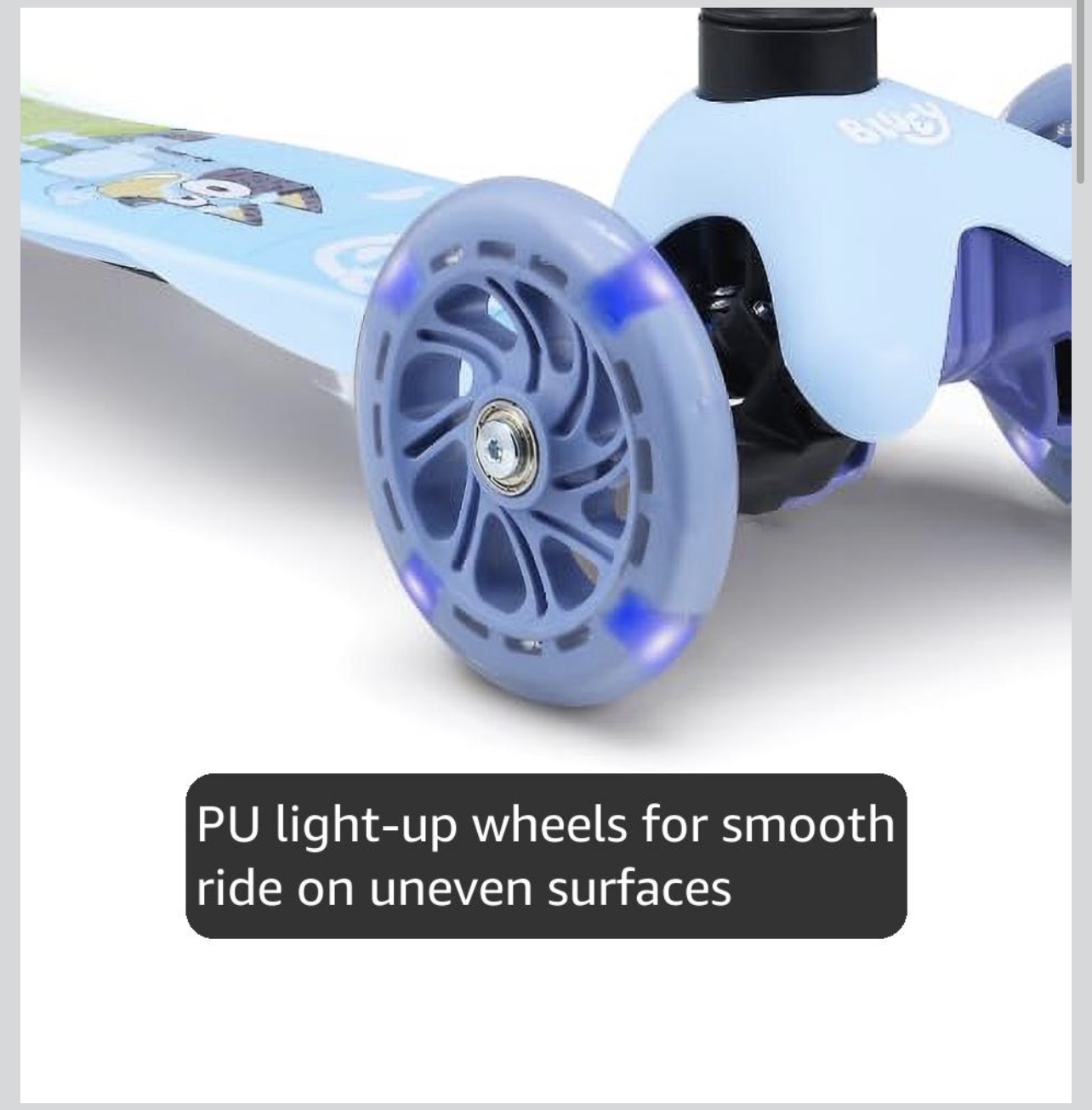 【美國直送】Bluey 閃轆滑板車