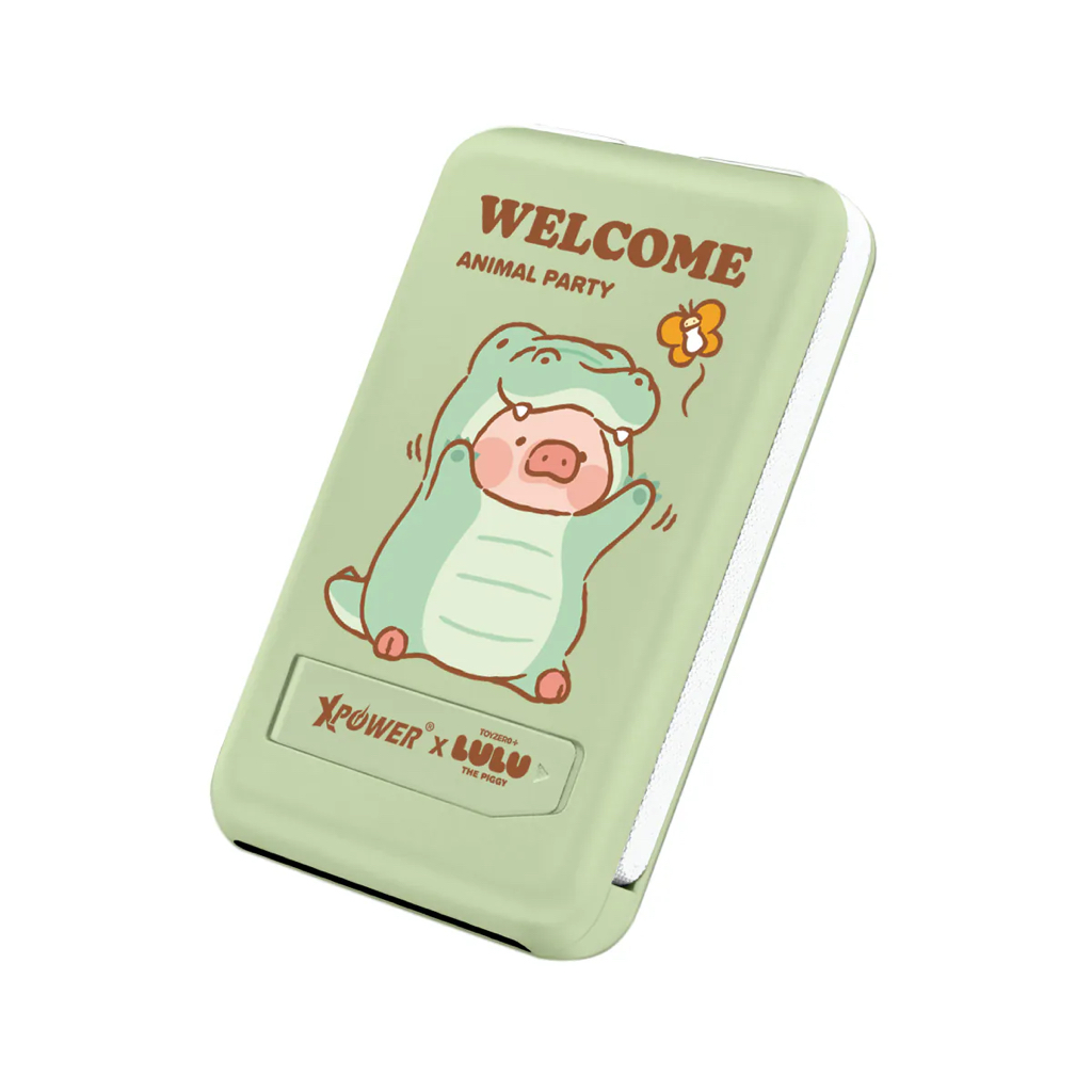 《 3C 認證版 》 正版 LuLu豬 6合1 10000mAh 多功能迷你20W PD3.0+ 磁吸無線快充移動電源