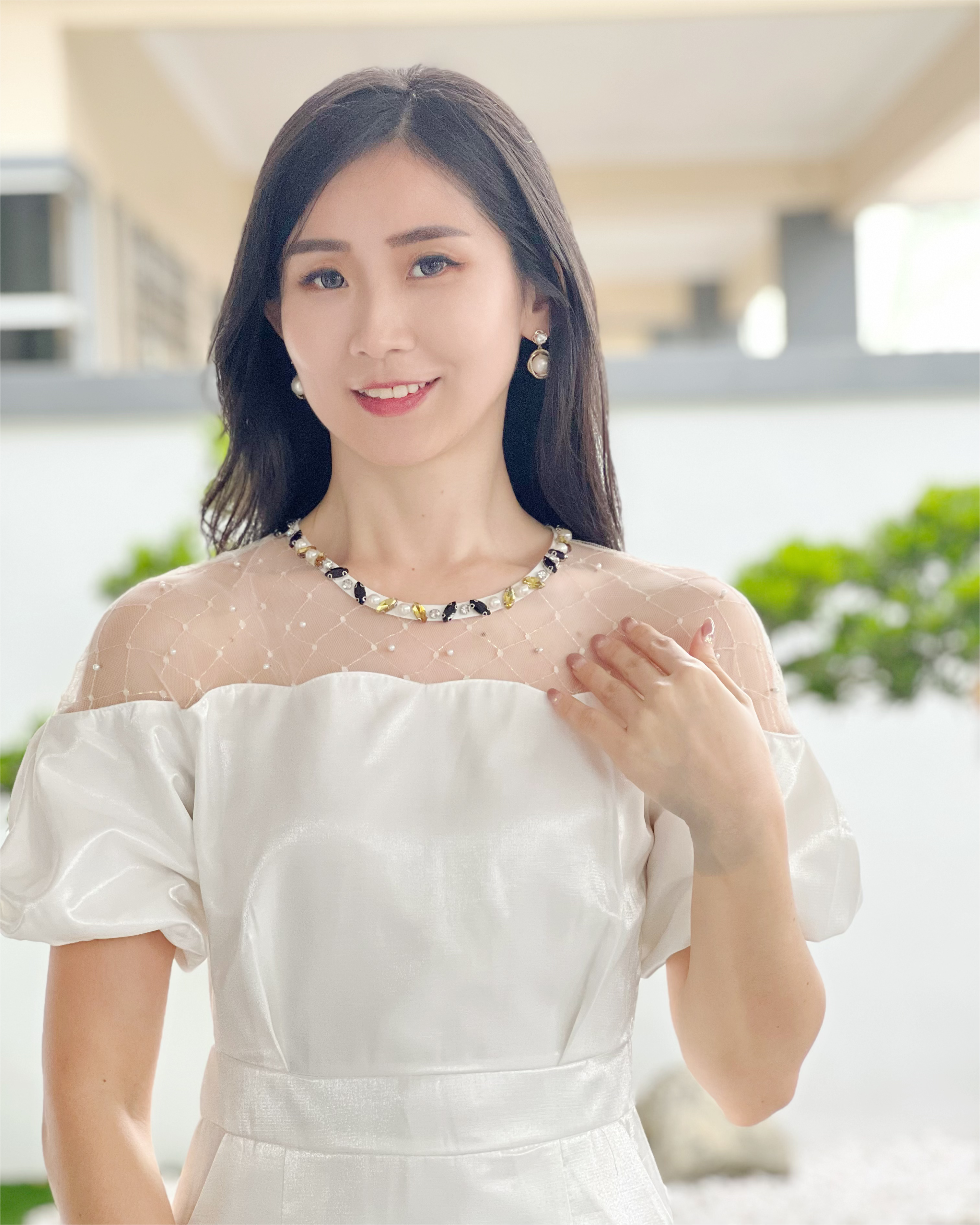 5081 Celeste Pearl Mini Dress