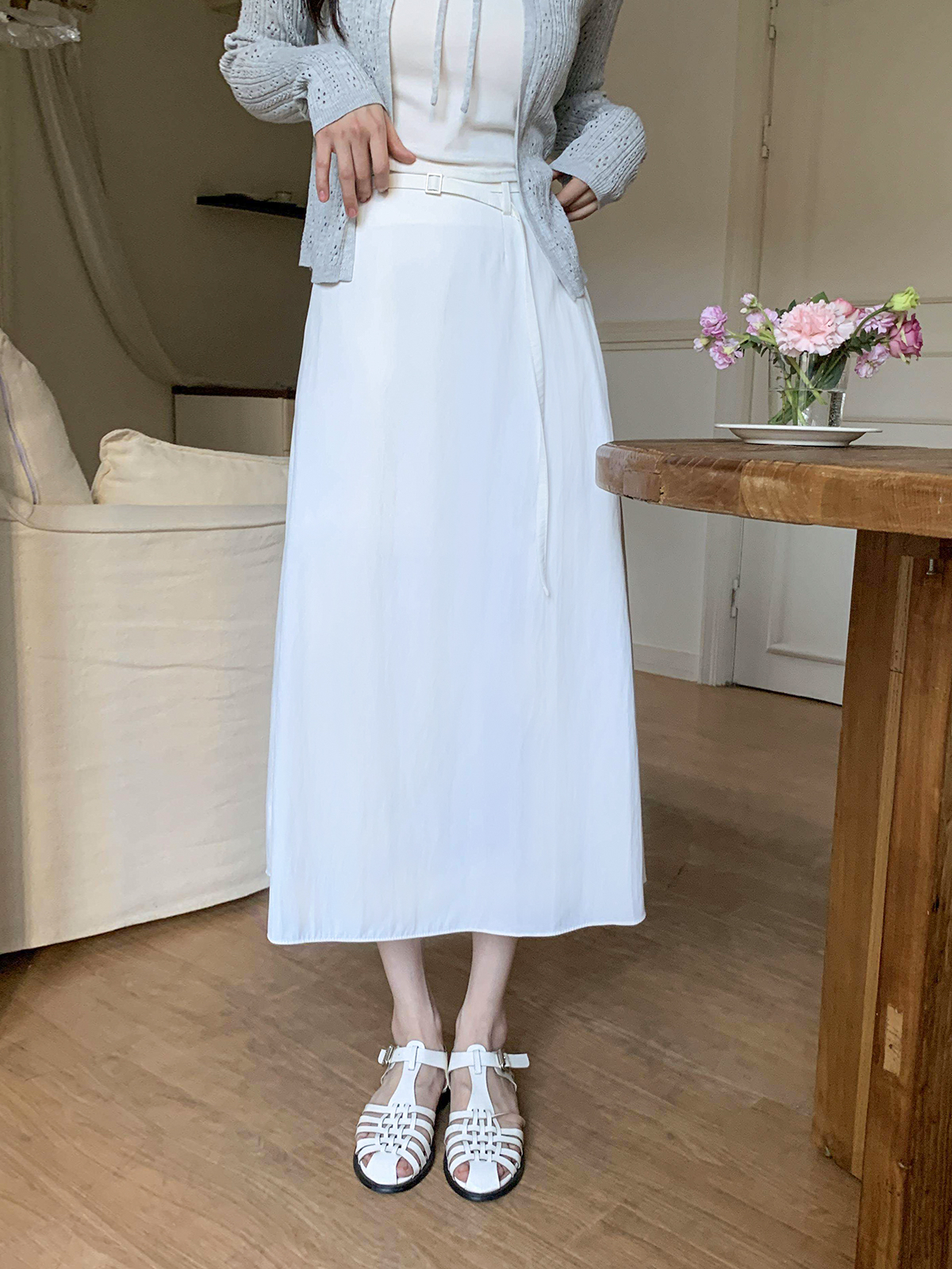 ❥ 文 青 A 字 型 長 裙 。