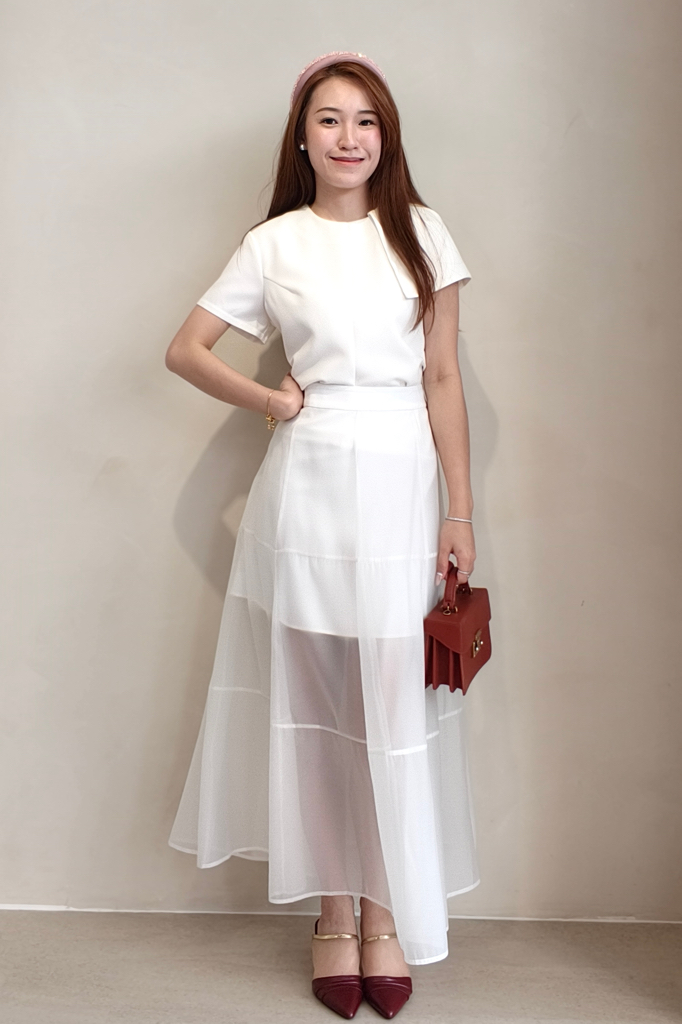 CS1415 Sheer Muse Layered Skirt