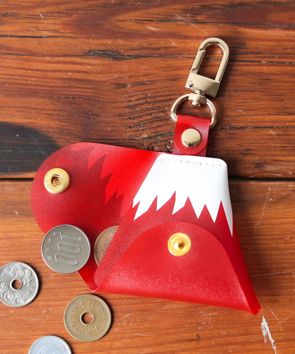 日本製BEAMS JAPAN 富士山造型硬幣盒