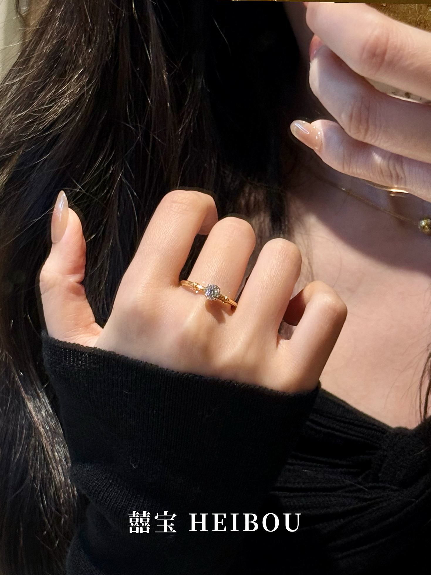 【6D镶嵌】鸽子蛋-戒指