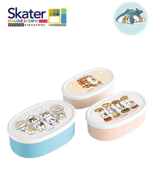 現貨🇯🇵3in1橢圓形食物盒 -Mofusand