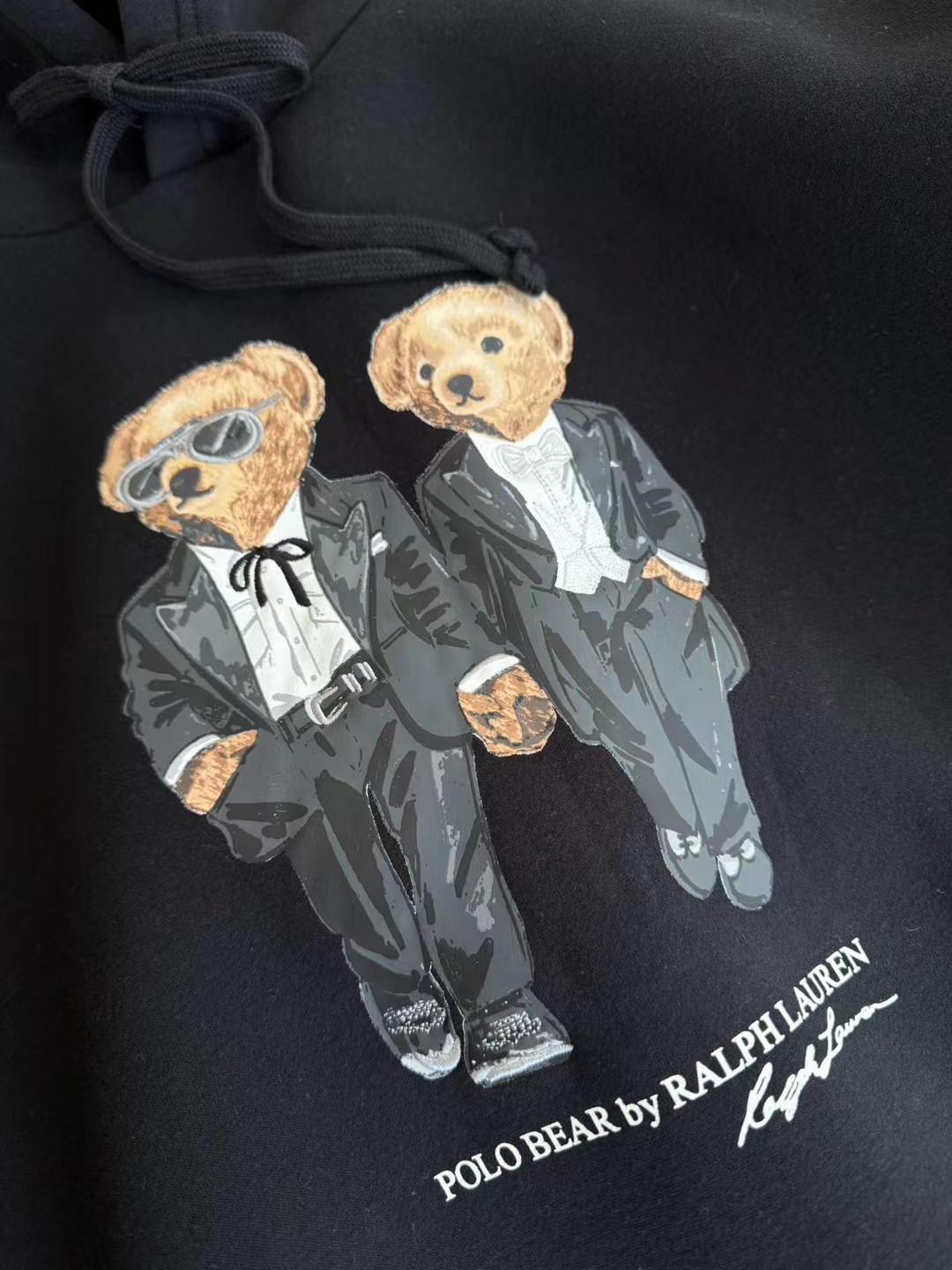 $280件.🐻 原單/P olo R alph Lauren 經典 Bear Hoodie型格紳士熊🐻 × 黑色連帽衛衣