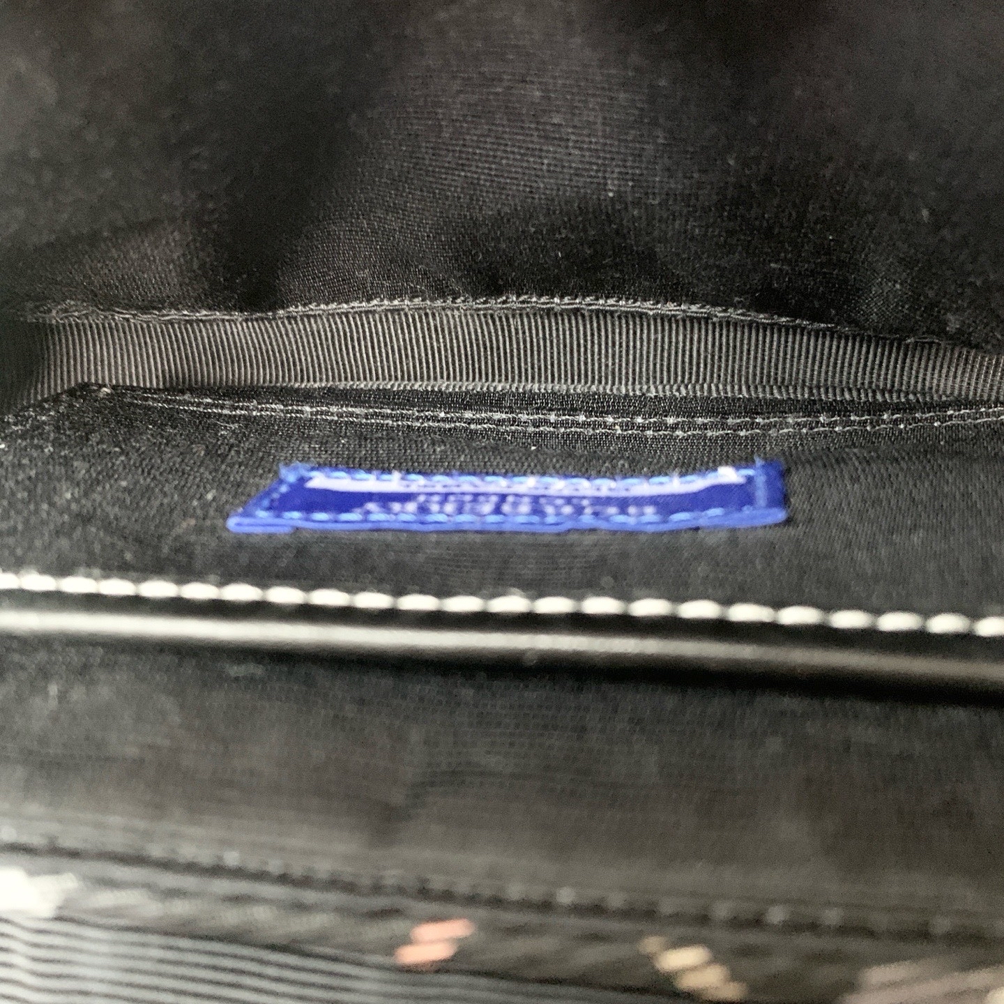 【預訂貨品】Burberry黑白格紋法棍包