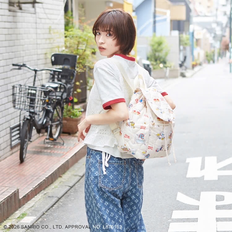 日本預訂📍日本Hello Kitty x Accommode可愛系列 - 背囊 不包郵 25/6日本開售