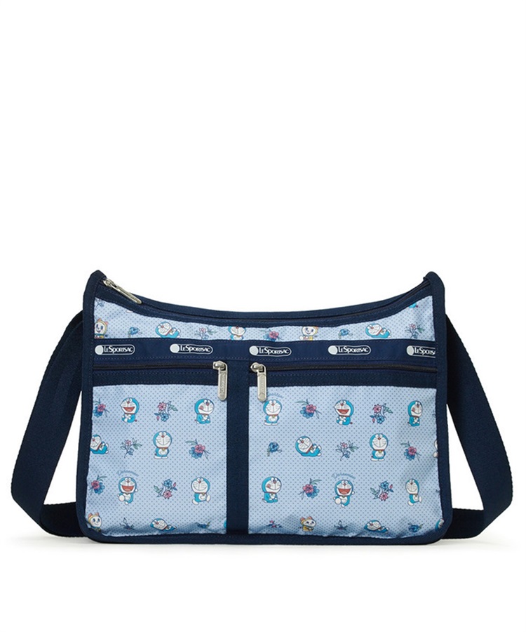 [訂購] [日本直送] 💙 LeSportsac「DORAEMON DELUXE EVERYDAY BAG」 📏 尺寸/內容：高約25cm｜闊約33cm｜厚約13cm {TF260810}