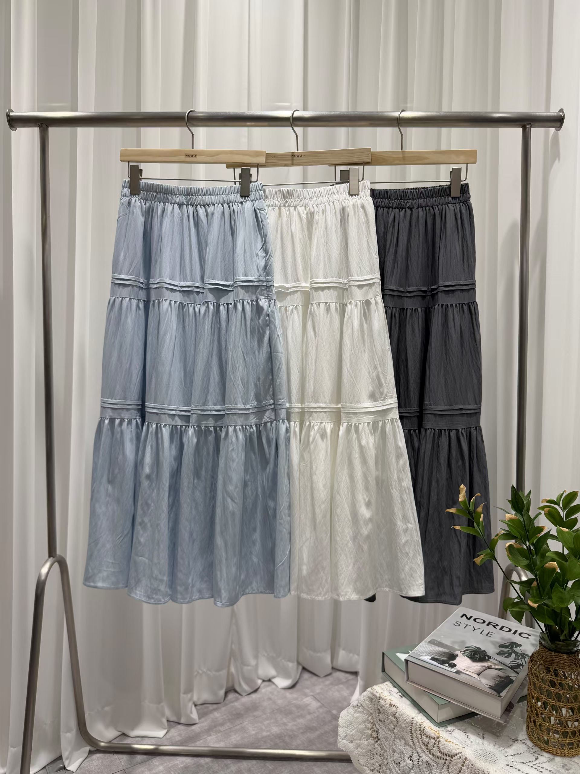 CT5 法式壓邊半截裙