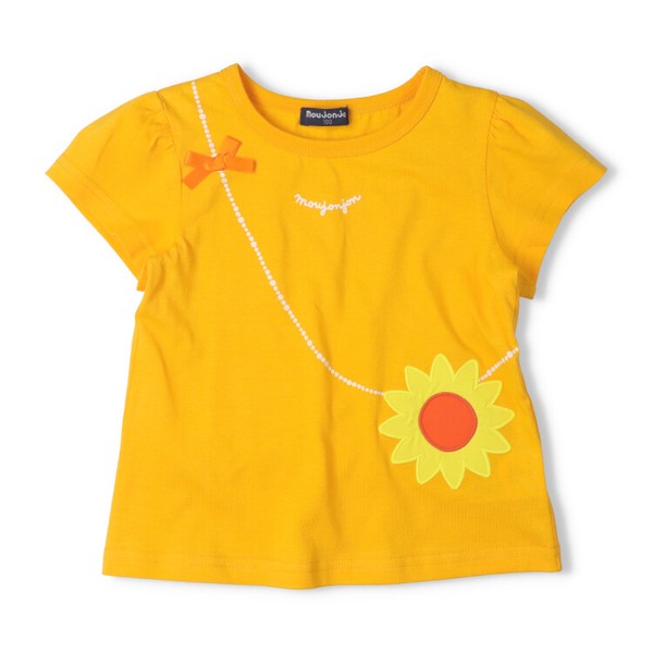 🆕【⭐訂購⭐】🇯🇵日本直送 🌀向日葵刺繡 A-line 短袖Tee［2款選］ 🌀 [ELCA-0162][260418]