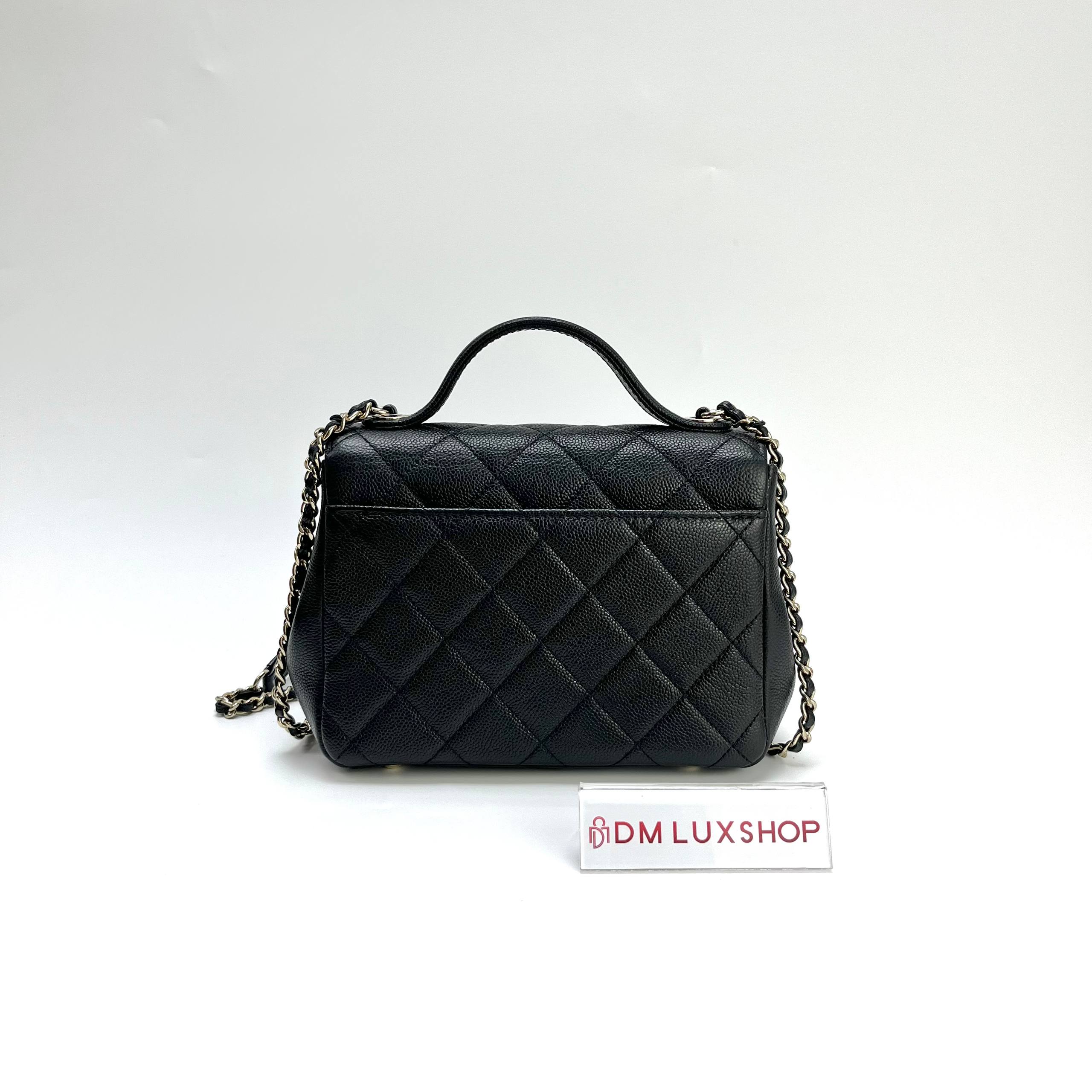 Chanel Black Caviar Business Affinity GHW (Microchip)