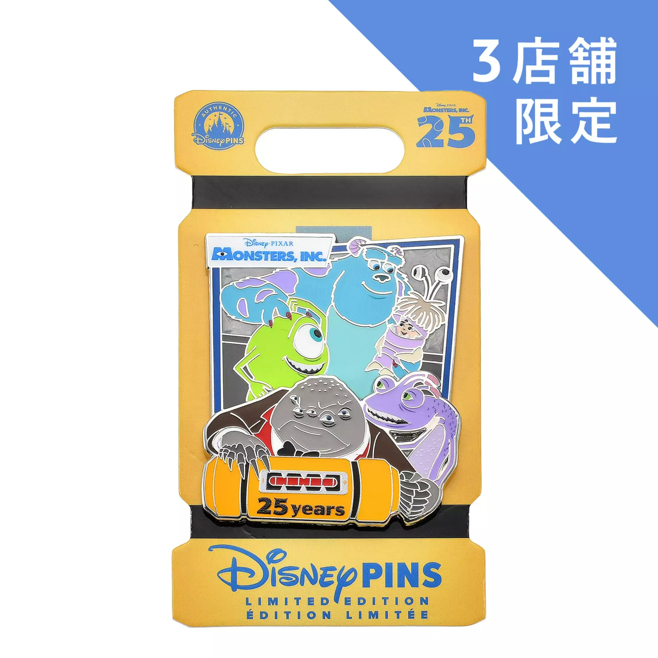 🌸 【預訂】 Monsters, Inc. Pin<日本限定> - MONSTERS INC. 25TH