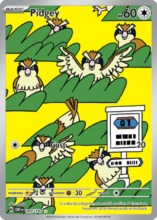 Pokemon TCG Obsidian Flames - Pidgey-207/197