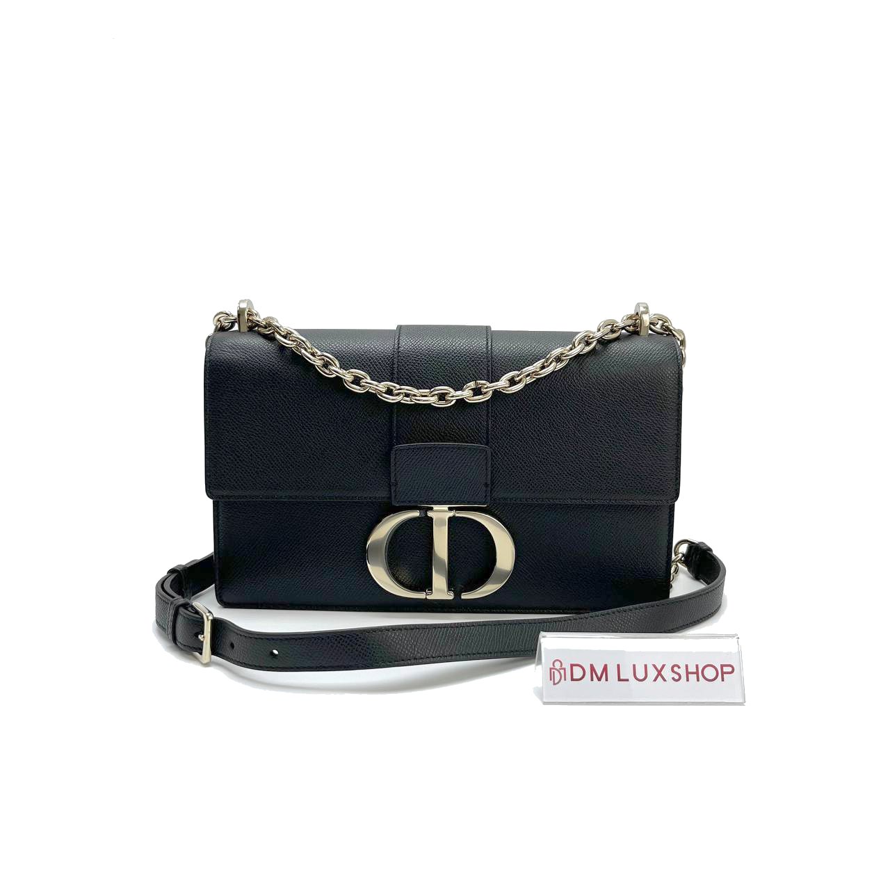 Dior Montaigne 30 Black GHW