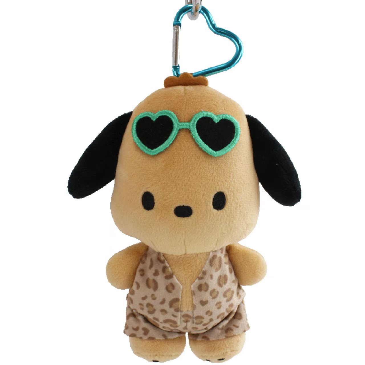 日本直送 Sanrio 夏日限定曬黑系列 愛心扣毛絨公仔掛飾