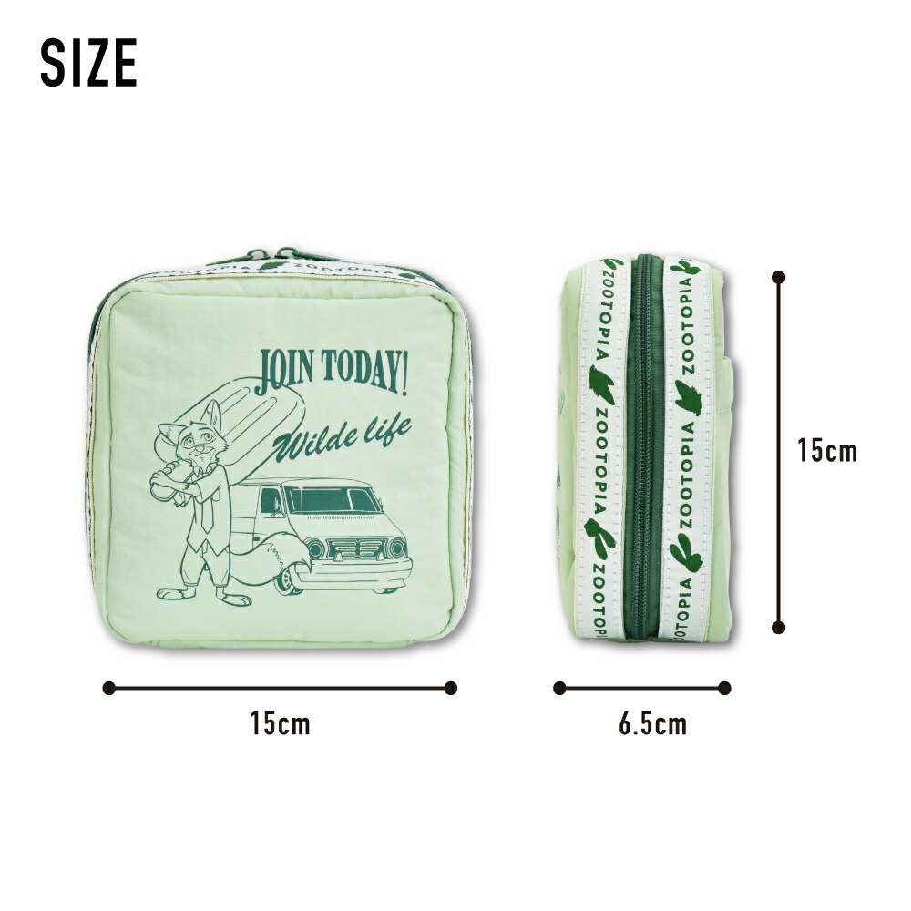 日本預訂📍日本Zootopia圖案大容量化妝袋