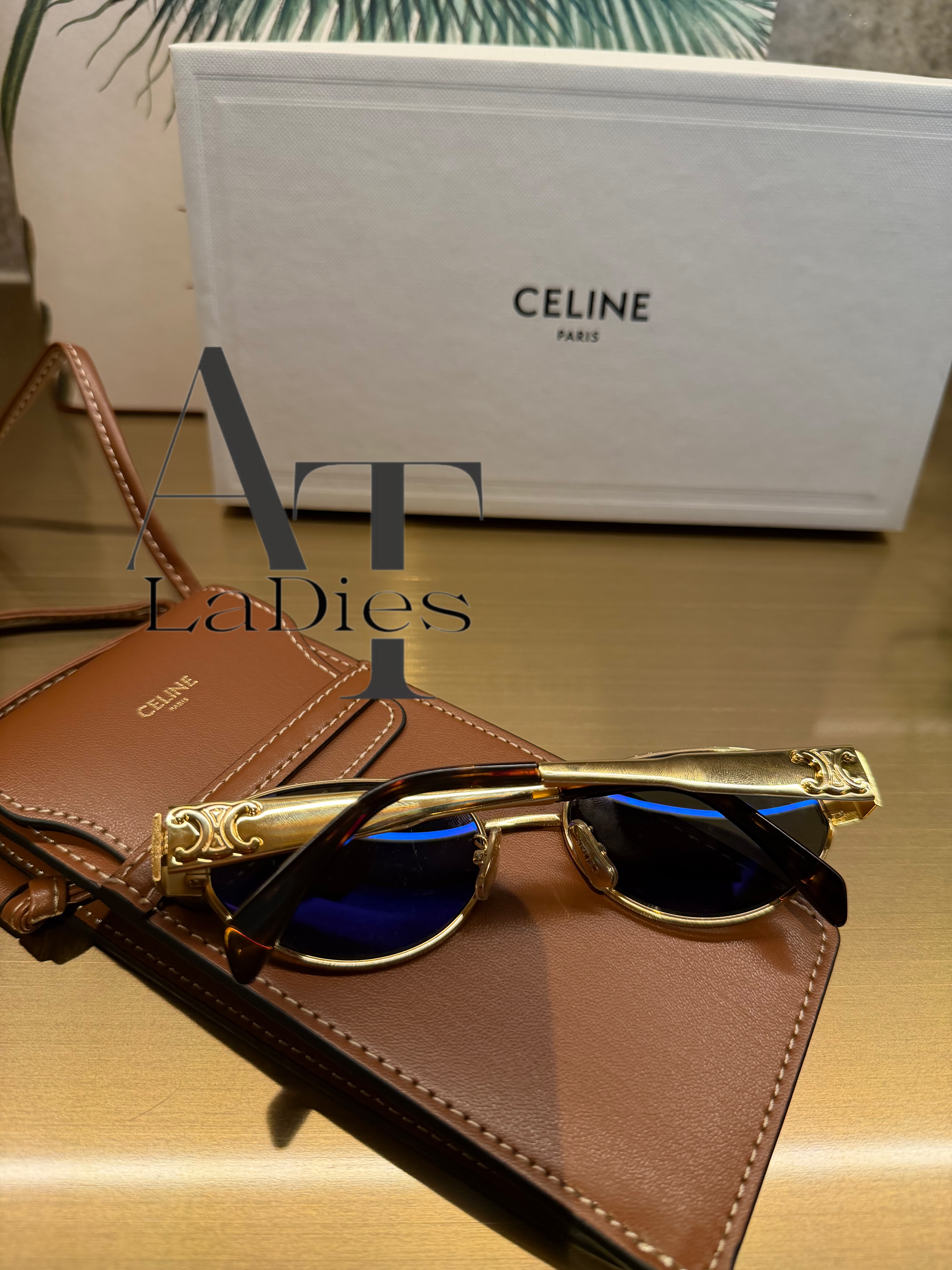 Celine TRIOMPHE SUNGLASSES IN METAL