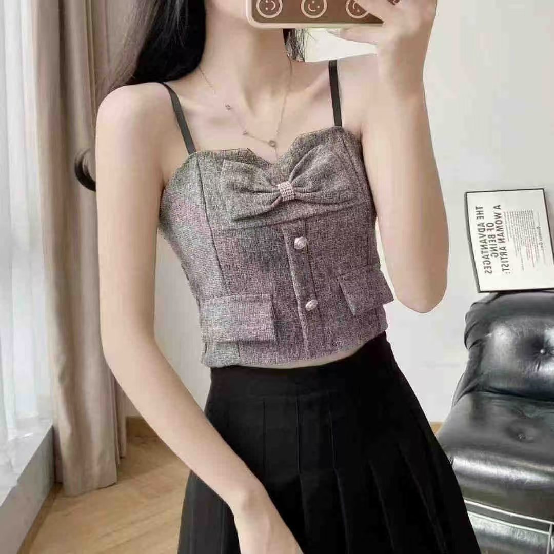 TP310法式小香风吊带