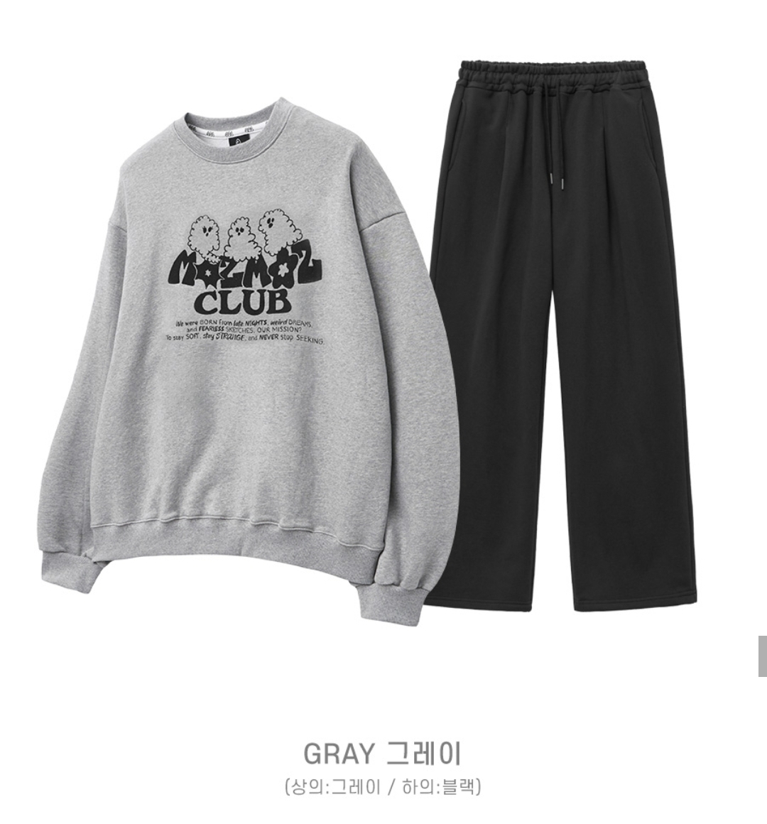 MOZMOZ French Terry套裝