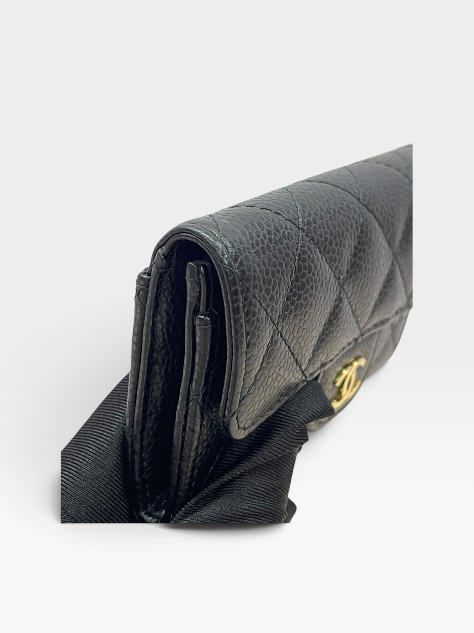 Pre-Owned CHANEL Classic Flap Card Holder / Product Code: 091402